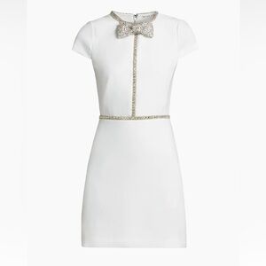 Alice + Olivia Sophie Embellished Bow Minidress NWT Size 0